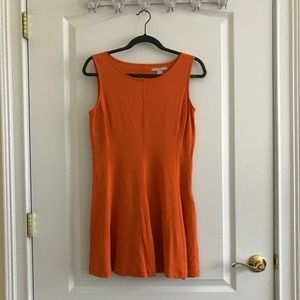Banana Republic orange sundress with cut outs